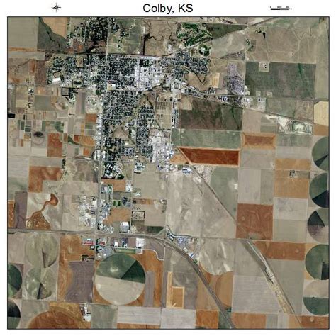 Aerial Photography Map of Colby, KS Kansas