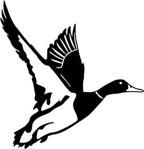 Duck Flying Vinyl Decal Sticker Bumper Car Truck Window Etsy Canada