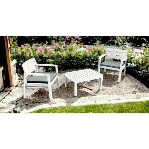 Dmora Set Salon Dext Rieur Dalfier Salon De Jardin Compos De