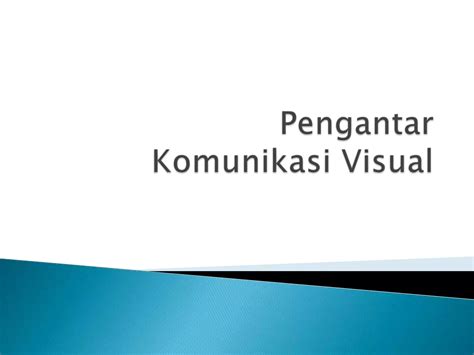 Pengantar Komunikasi Visual Ppt