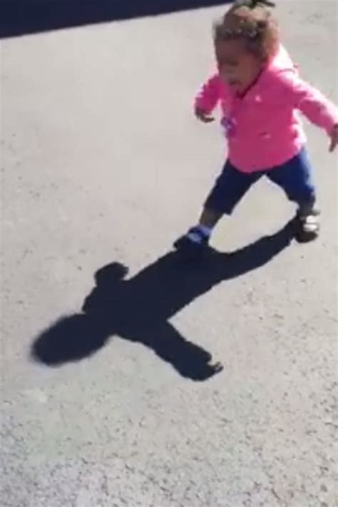 Weve All Been This Adorbs Toddler Scared Of Her Shadow Peter Pan