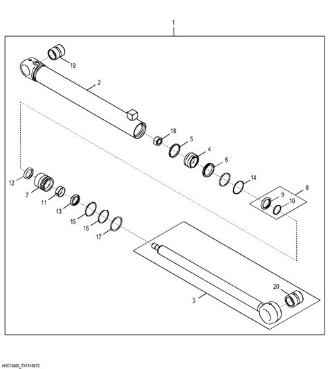 K Loader Four Wheel Drive Steering Cylinder Components Epc John