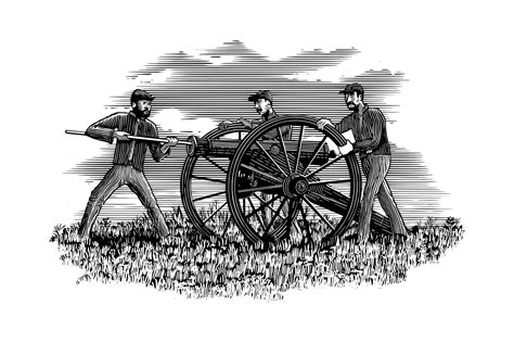 Civil War Artillery Illustrations Creative Market