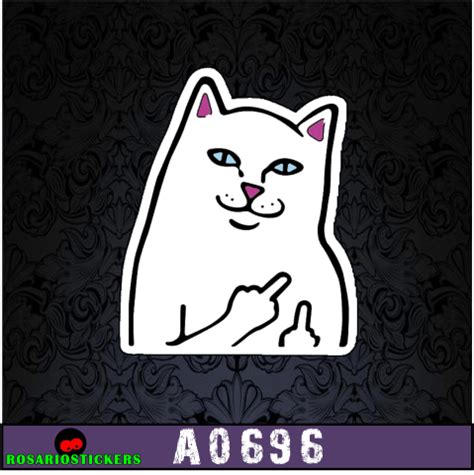 A Gatito Gato Ripndip Fuck You Rosariostickers