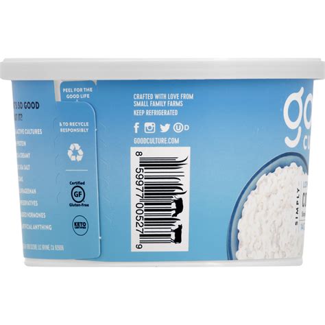 Good Culture Cottage Cheese Low Fat Classic 16 Oz Delivery Or Pickup Near Me Instacart