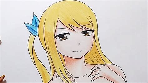 Como Dibujar A Lucy Heartfilia Fairy Tail How To Draw Lucy