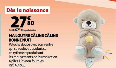 Promo Fisher price ma loutre câlins câlins bonne nuit chez Auchan