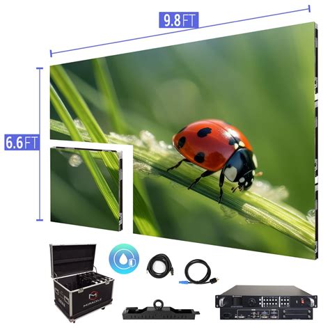 Led Video Wall Outdoor 9 8′ X 6 6′ P2 97mm Turn Key Led Screen Solutions Indoor Outdoor Led