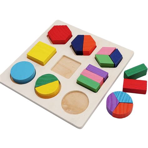 Brinquedo Artesanal Montessori em Madeira Quebra cabeça Elo7