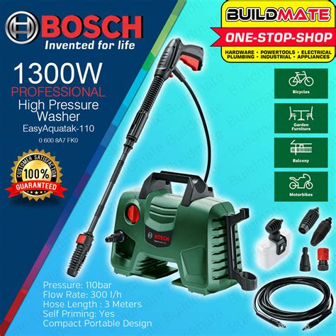 Bosch Easy Aqt Aquatak High Pressure Washer W Off