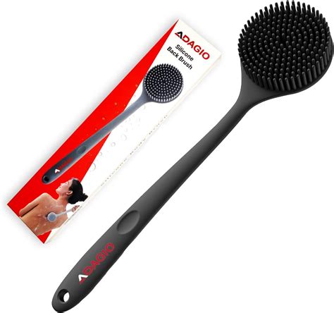 Dnc Back Scrubber For Shower Soft Silicone Bath Body Brush