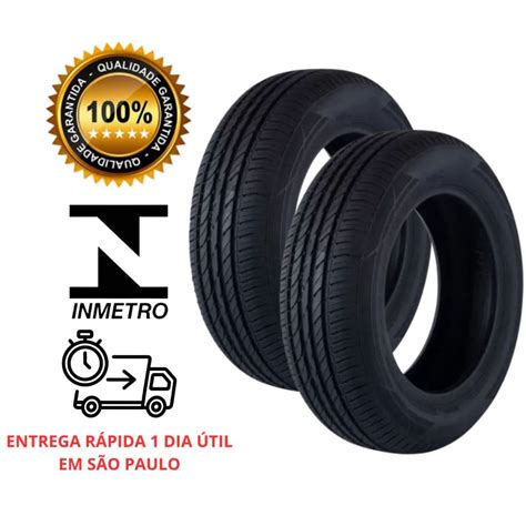 Kit 2 Pneu Aro 13 175 70 R13 Remold Linha Premium Garantia Selo