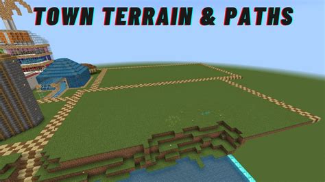 How To Build Stampy S Lovely World Town Terrain Paths Part