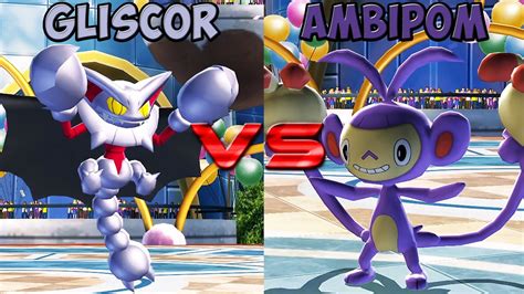 Pokemon Battle Revolution Gliscor Vs Ambipom Youtube