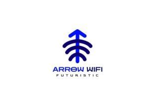 Dynamic Grow Arrow Wifi Logo Graphic By Ffeeaarr Creative Fabrica