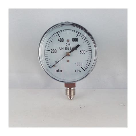 Capsule Pressure Gauge 1000 MBar Diameter Dn 63mm Bottom