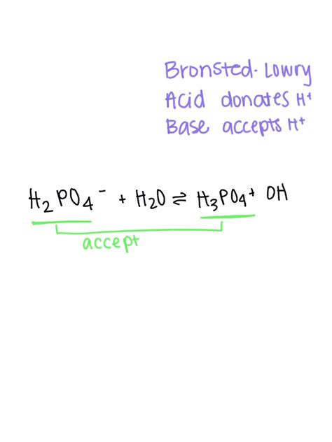 Solved In The Reaction H Po H O H Po Oh Which Pair