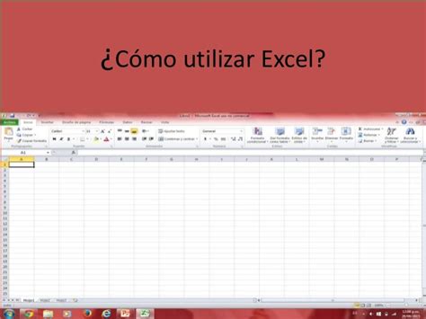 Cómo Utilizar Excel