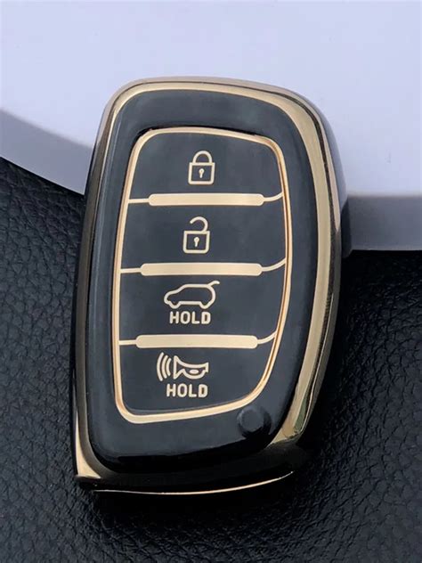 Flip Folding Key Button Tpu Car Key Case Cover For Hyundai Sonata