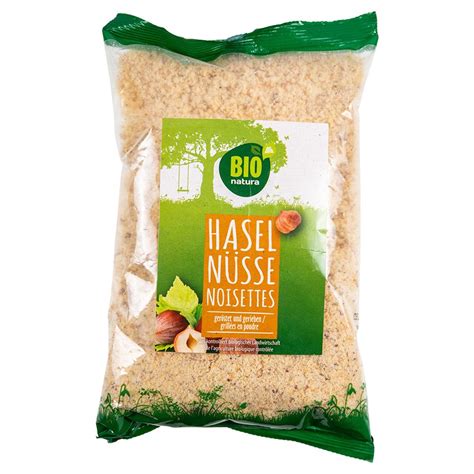 ROKSH Nüsse BIO NATURA Haselnüsse geröstet und gerieben 200g HOFER