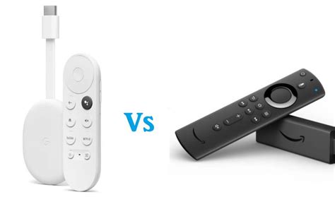 Chromecast With Google TV VS Fire TV Stick 4K Which Is Better