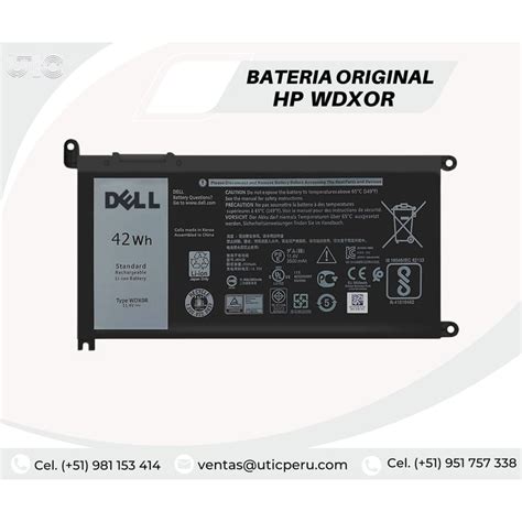 Bateria Dell Wdxor Original Dell Falabella