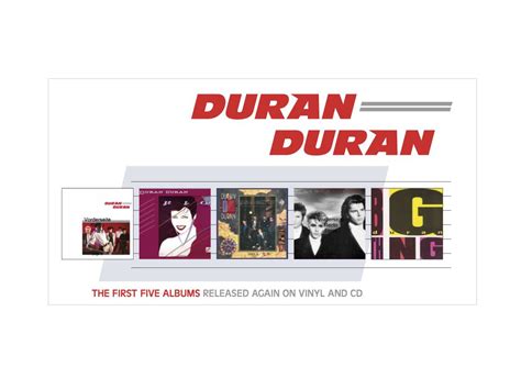 DURAN DURAN ANNOUNCE LANDMARK REISSUE OF FIRST FIVE STUDIO ALBUMS ON LP ...