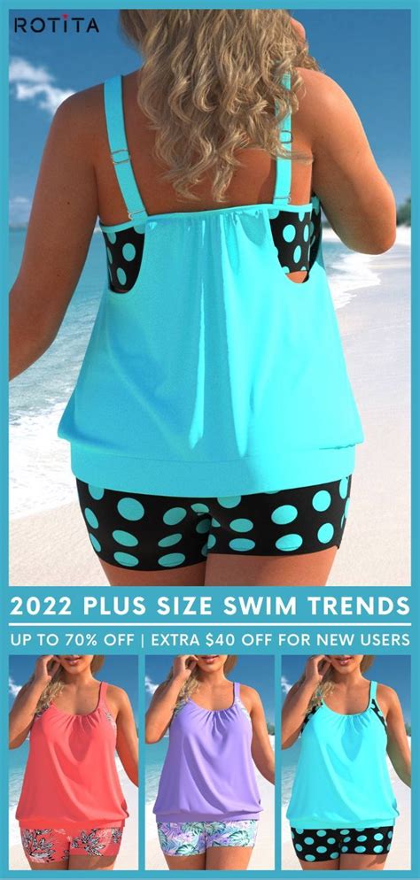 New Swimwear 2022 Ss Plus Size Polka Dot Swimwear Trends Tankini