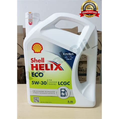 Jual Shell Helix Eco W Galon Liter Shopee Indonesia