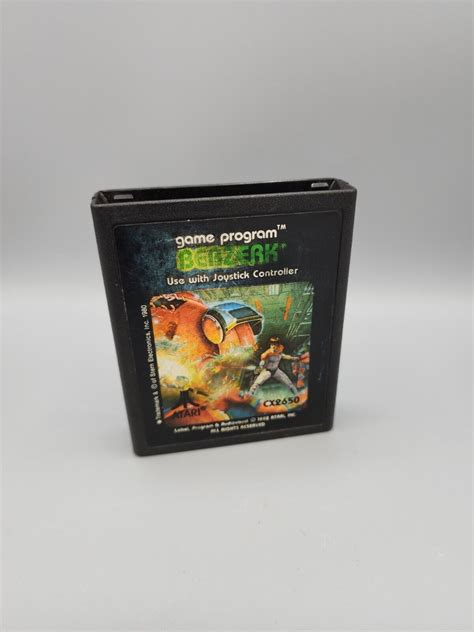 Atari Berzerk Video Game Cartridge Vintage Classic Ebay