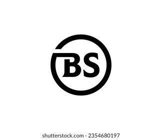 Bs Logo Design Vector Template Stock Vector (Royalty Free) 2354680197 ...