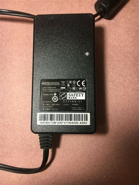 Hitron 24v 2a Heg42 240200 7l Ac Adapter Power Supply Charger For Sale Online Ebay