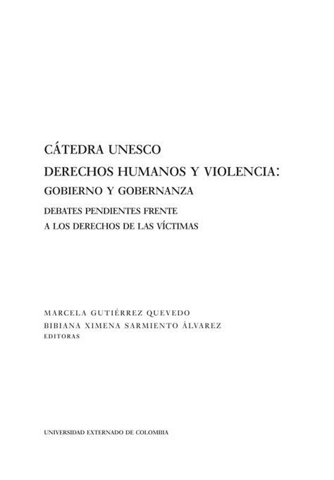 PDF C Tedra Unesco Derechos Humanos Y Violencia DOKUMEN TIPS