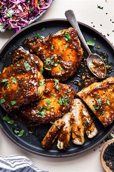 Hoisin Glazed Pork Chops The Modern Proper