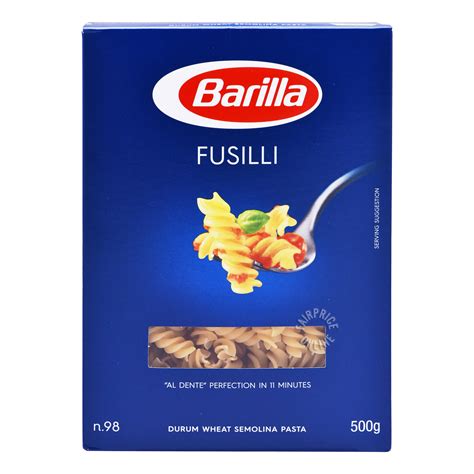 Barilla Italian Pasta Fusilli Ntuc Fairprice