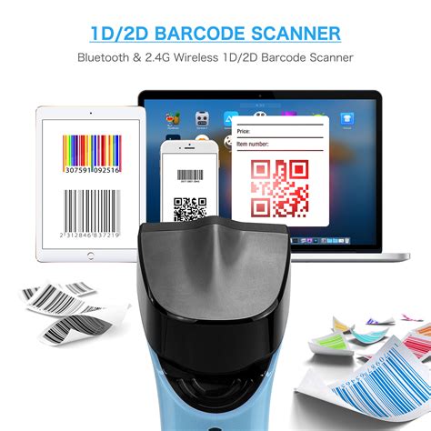 NETUM DS7500 2D WIRELESS 2 4Ghz BARCODE SCANNER HANDS FREE AUTOMATIC QR