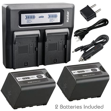 VW VBD58 Battery Fast LCD Charger For Panasonic HDC Z10000 Z10000GK