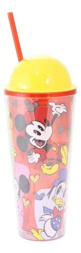 Vaso Con Pajita Con Tapa Mickey S Gang MercadoLibre