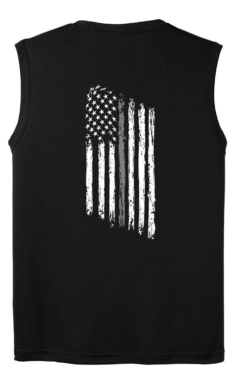 Tattered American Flag Thin Silver Line Corrections Officer Etsy