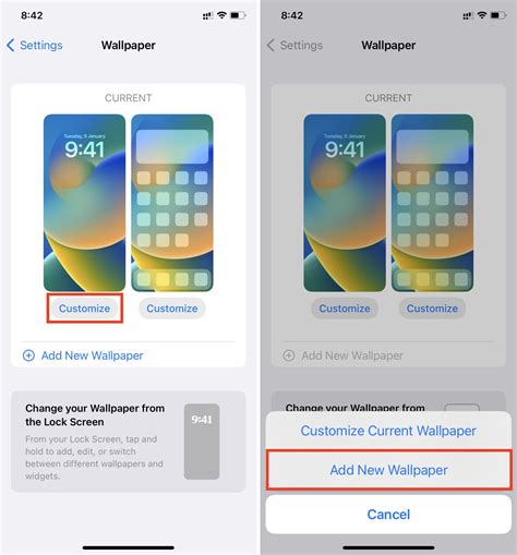 How to set different Home and Lock Screen wallpapers in iOS 16