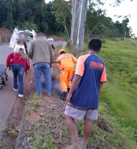 MULHER FICA FERIDA APÓS SOFRER ACIDENTE NA RODOVIA MGC 267 Gazeta