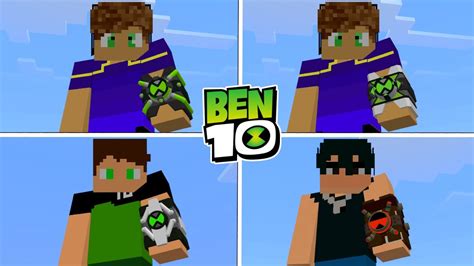 NOVO OMNITRIX ADDON DO BEN 10 OMNIVERSE V20 NO MINECRAFT PE YouTube