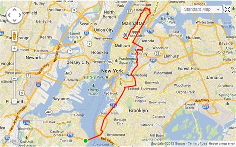 Ny Marathon Route Map