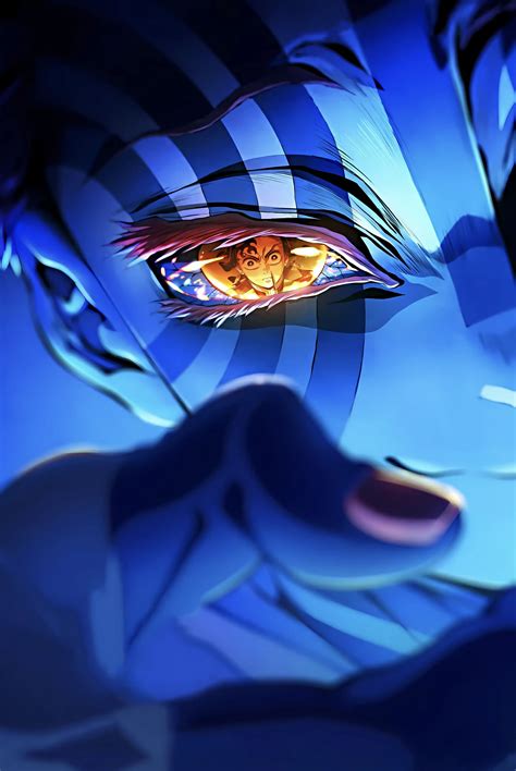 Akaza vs Tanjiro | Wallpaper | Demon slayer iphone wallpapers, Anime