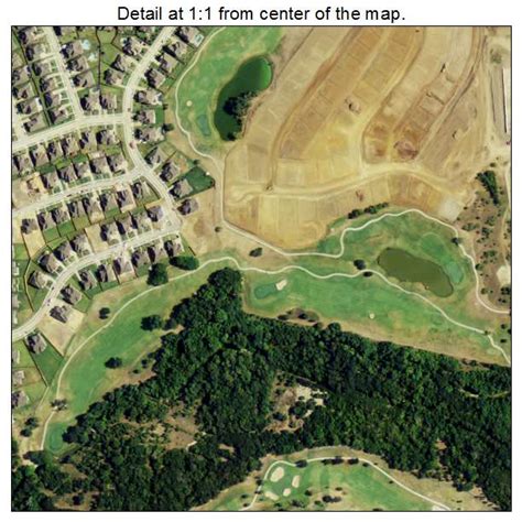 Aerial Photography Map of Trophy Club, TX Texas