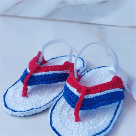 Chinelo de Croche para Bebê Elo7 Produtos Especiais