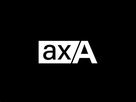 AXA Logo and Graphics design vector art, Icons isolated on black background 19585412 Vector Art ...