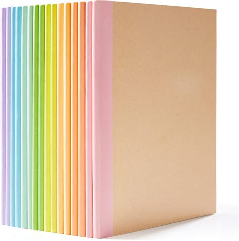 Pack Kraft Notebooks A Feela Pages Lined Notepad Journal Bulk