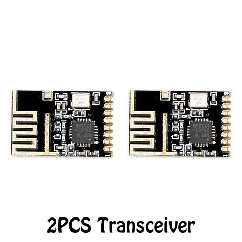 2pcs Wireless Transceiver Nrf24l01 24ghz Antenna Module For Microcontroll Nrf24l01 Wireless