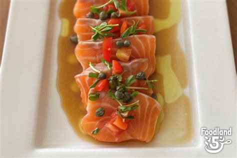 Salmon Carpaccio Foodland Super Market